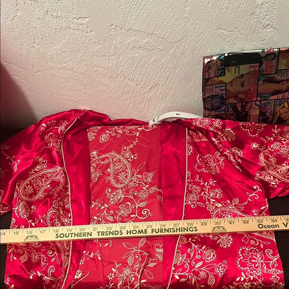 #1231+ Red and Gold Floral Vintage’s Wear- Rope - Picture 5 of 13
